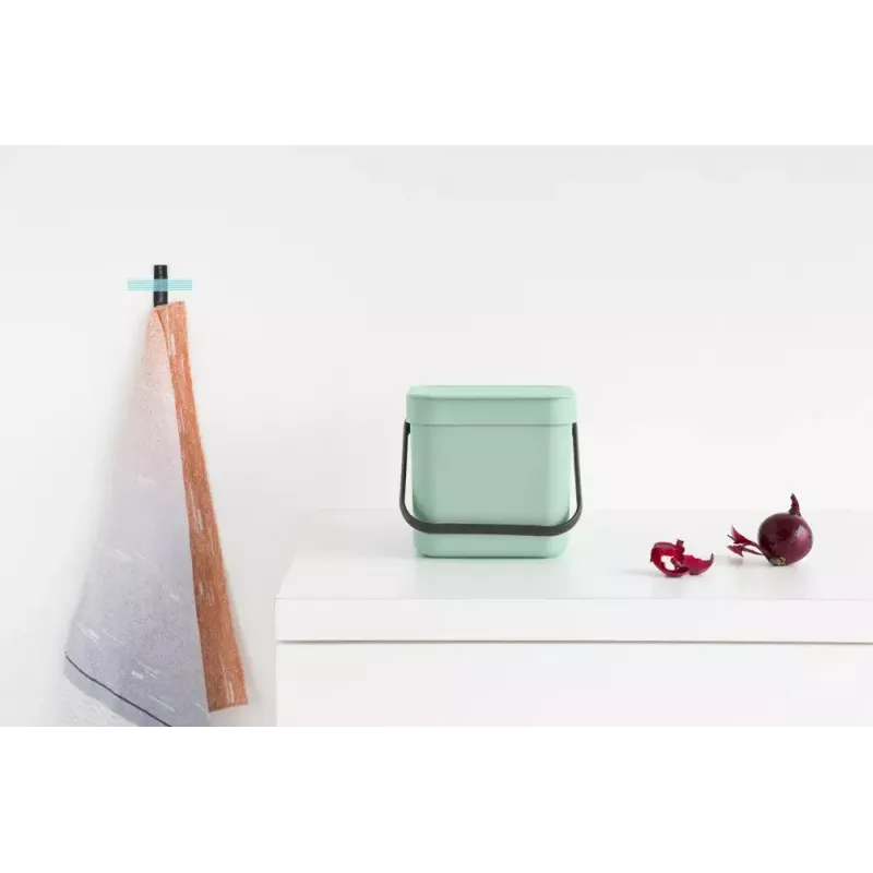 Cubo de basura Brabantia Sort & Go 3 l verde ancho 188 mm fondo 139 mm alto 181 mm