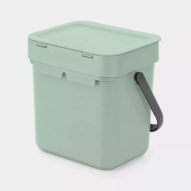 Cubo de basura Brabantia Sort & Go 3 l verde ancho 188 mm fondo 139 mm alto 181 mm