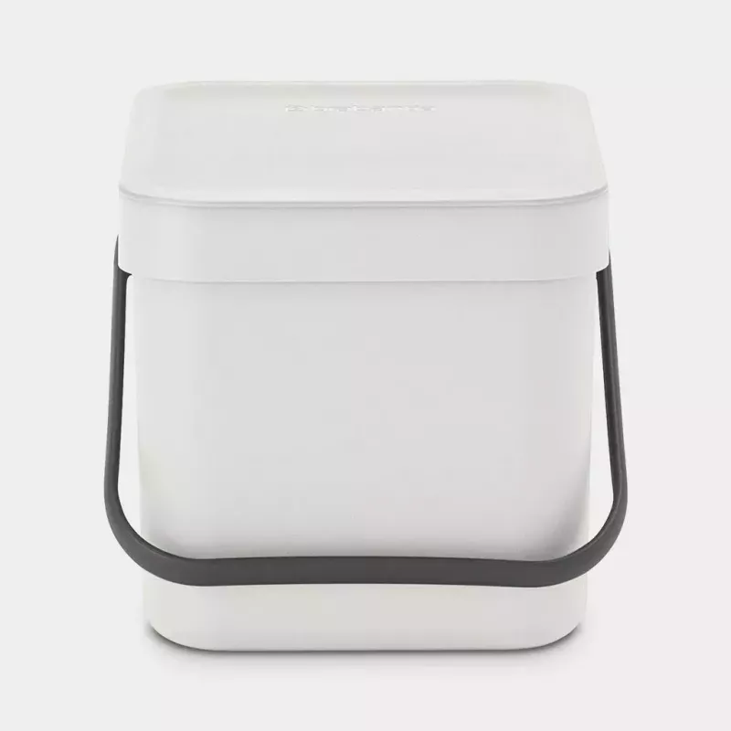 Cubo de basura Brabantia Sort & Go 6 l gris 200x245x181 mm
