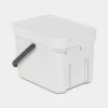 Cubo de basura Brabantia Sort & Go 6 l gris 200x245x181 mm