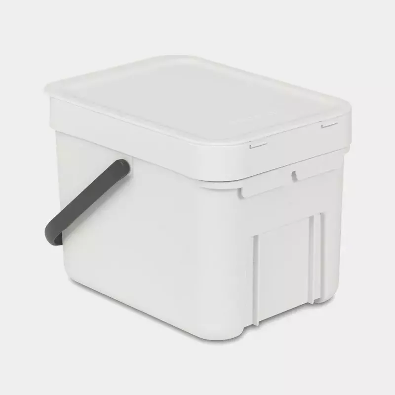Cubo de basura Brabantia Sort & Go 6 l gris 200x245x181 mm