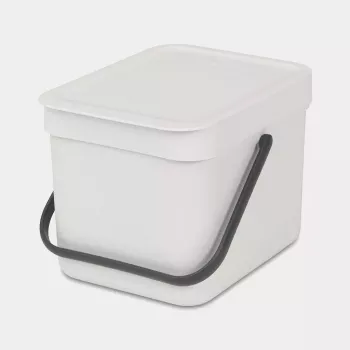 Cubo de basura Brabantia Sort & Go 6 l gris 200x245x181 mm