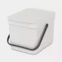 Cubo de basura Brabantia Sort & Go 6 l gris 200x245x181 mm