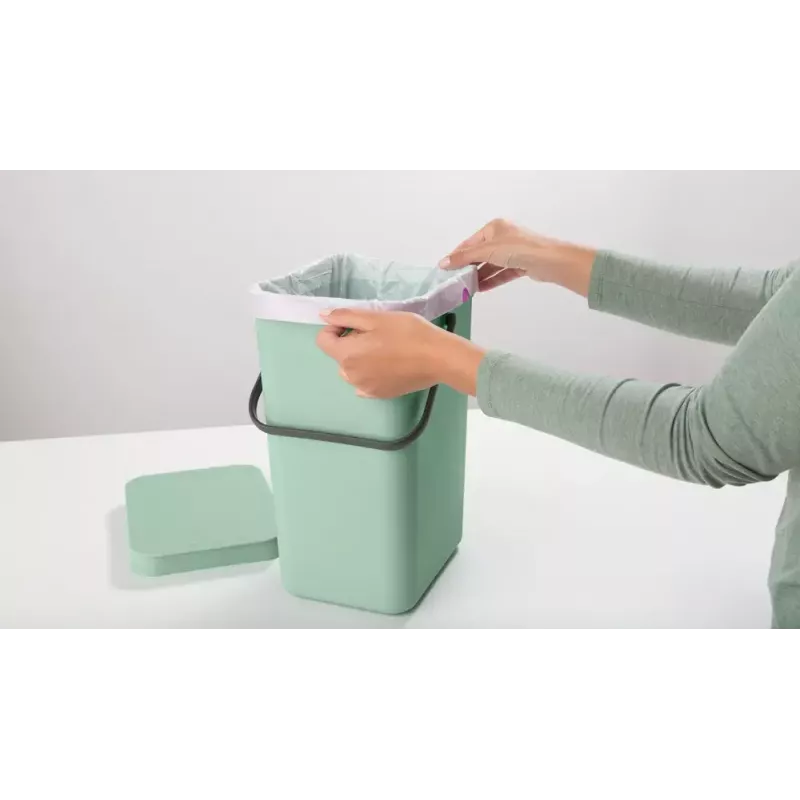 Cubo de basura Brabantia Sort & Go 12 l 1 cesta verde 200×249×351 mm
