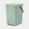 Cubo de basura Brabantia Sort & Go 25 l verde 265x340x400 mm