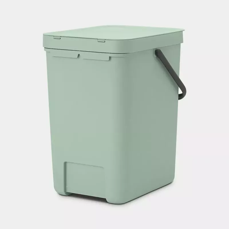Cubo de basura Brabantia Sort & Go 25 l verde 265x340x400 mm
