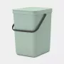 Cubo de basura Brabantia Sort & Go 25 l verde 265x340x400 mm
