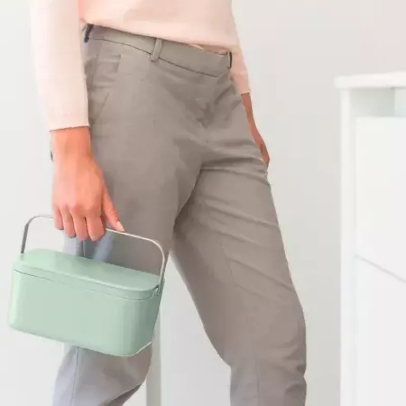 Bidón Brabantia 215803 rectangular 1,8 l verde