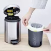 Cubo de basura con pedal Brabantia newIcon redondo acero inoxidable cepillado