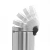 Cubo de basura con pedal Brabantia newIcon redondo acero inoxidable cepillado