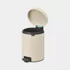 Cubo de basura Brabantia NewIcon 5 l redondo beige