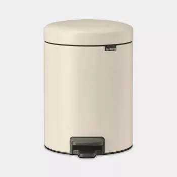 Cubo de basura Brabantia NewIcon 5 l redondo beige