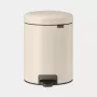 Cubo de basura Brabantia NewIcon 5 l redondo beige