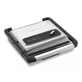 Parrilla de contacto Tefal Inicio GC242D 2000W negro acero inoxidable