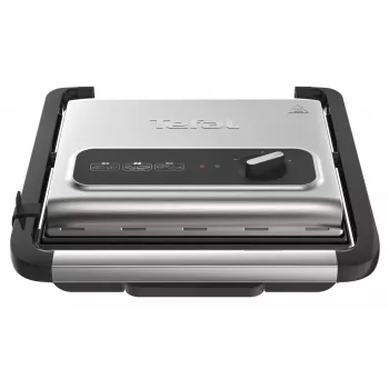 Parrilla de contacto Tefal Inicio GC242D 2000W negro acero inoxidable