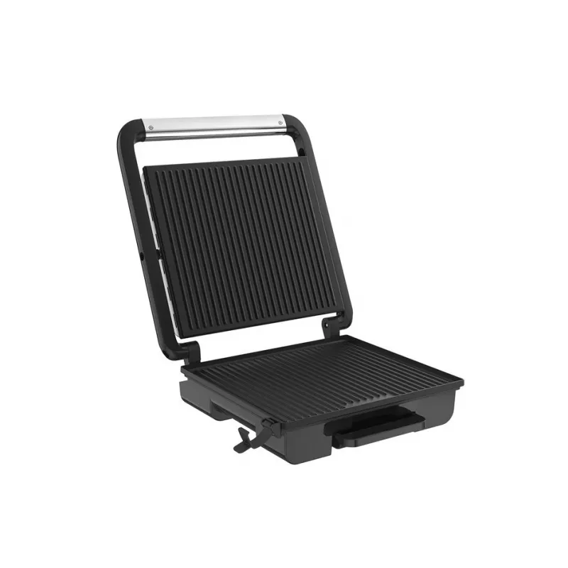 Parrilla de contacto Tefal Inicio GC242D 2000W negro acero inoxidable