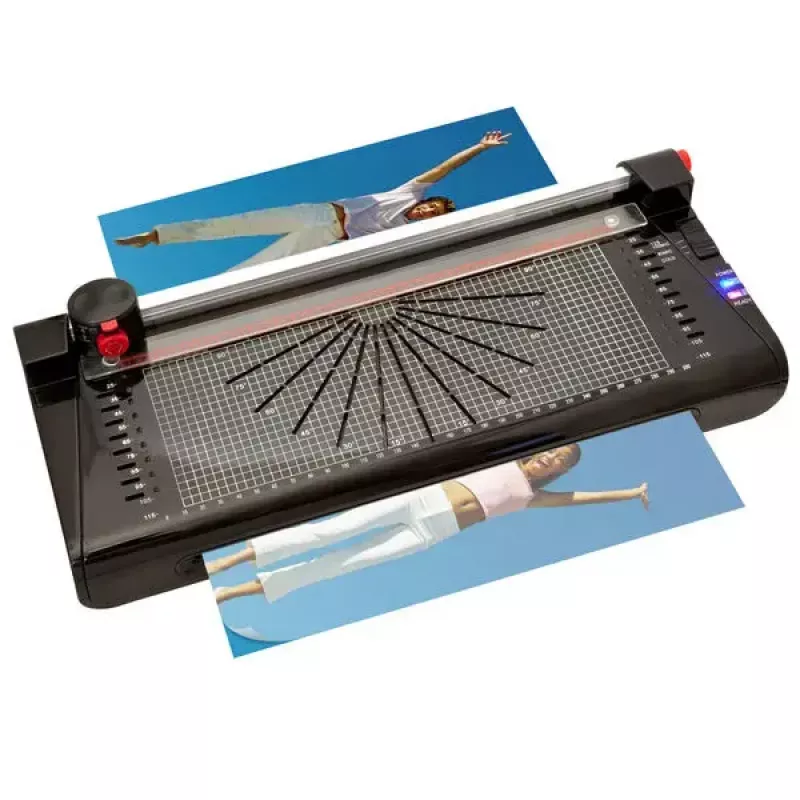 Plastificadora Olympia A 245 Combo 300 mm/min negro