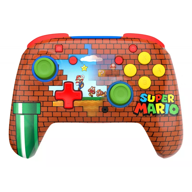 Turtle Beach Rematch Mando inalámbrico para Nintendo Switch, Mario Bricks Reveal