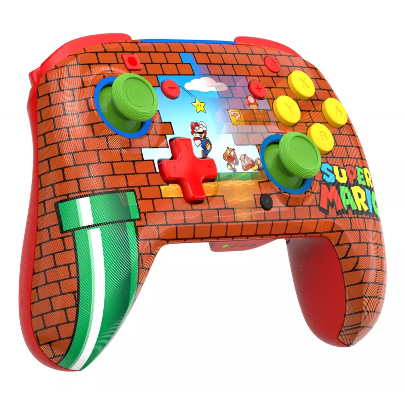 Turtle Beach Rematch Mando inalámbrico para Nintendo Switch, Mario Bricks Reveal
