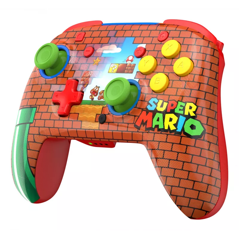 Turtle Beach Rematch Mando inalámbrico para Nintendo Switch, Mario Bricks Reveal