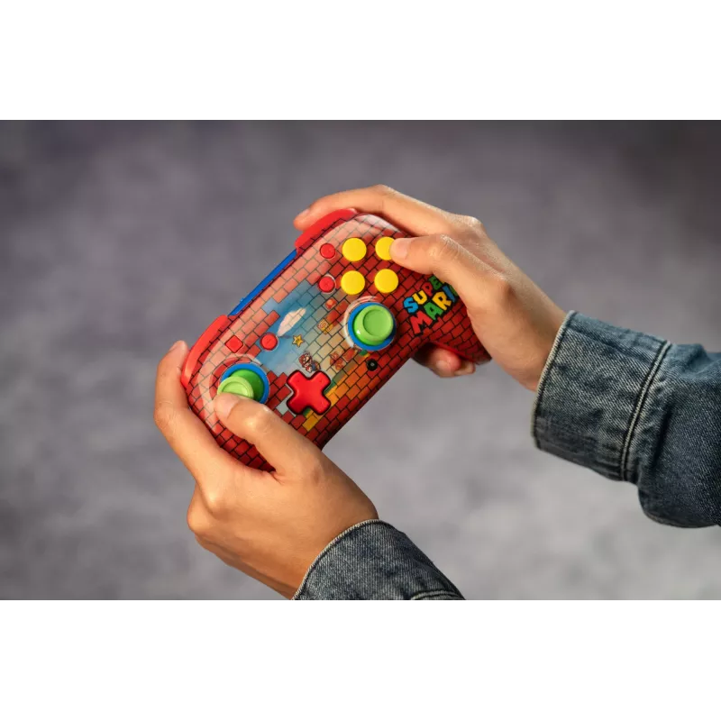 Turtle Beach Rematch Mando inalámbrico para Nintendo Switch, Mario Bricks Reveal