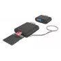 Lector de tarjetas 2 en 1 ICY BOX con interfaz USB Type-A y USB Type-C