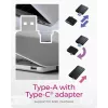 Lector de tarjetas 2 en 1 ICY BOX con interfaz USB Type-A y USB Type-C