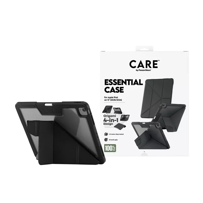 Funda protectora PanzerGlass CR31677 negra para iPad Air — construcción TPU
