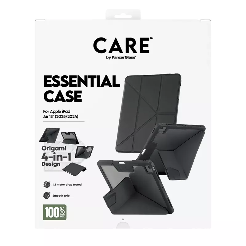 Funda protectora PanzerGlass CR31677 negra para iPad Air — construcción TPU