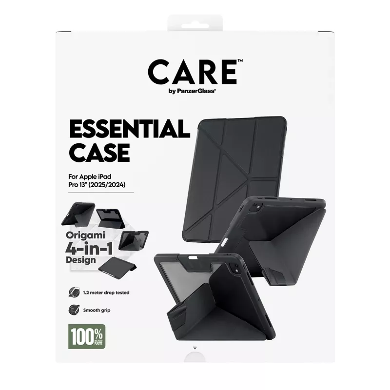 Funda protectora de TPU PanzerGlass para iPad Pro 13 (2024–2025) — negra