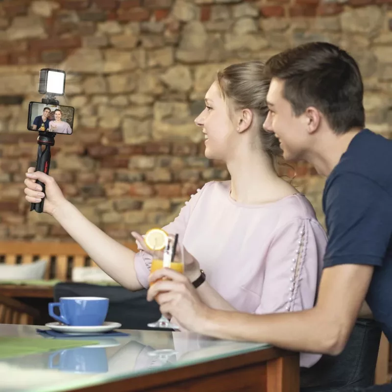Trípode HAMA Solid 80 Ball con disparador Bluetooth – trípode de rótula HAMA Solid 80