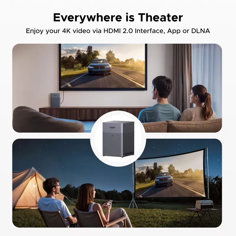 UGREEN NAS DH4300 Plus 4 bahías 120TB con 2.5GbE y USB-C