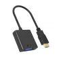 Adaptador HDMI a VGA IcyBox IB-AC502a — adaptador HDMI A (conector macho) a VGA (conector hembra)