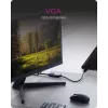 Adaptador HDMI a VGA IcyBox IB-AC502a — adaptador HDMI A (conector macho) a VGA (conector hembra)