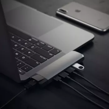 Dock para portátil Satechi ST-TCPHEM Thunderbolt 3 gris