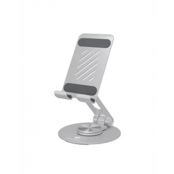 Soporte para smartphone y tablet icybox IB-TH201-R — soporte giratorio 360° para teléfonos y tablets