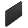 Hama 00009833 Fine Art álbum de fotos de espiral 24x17, 50 páginas negras, New Black