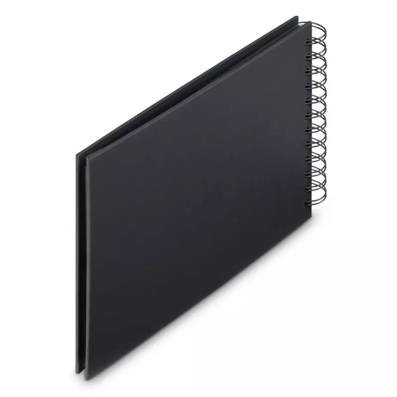 Hama 00009833 Fine Art álbum de fotos de espiral 24x17, 50 páginas negras, New Black