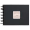 Hama 00009833 Fine Art álbum de fotos de espiral 24x17, 50 páginas negras, New Black