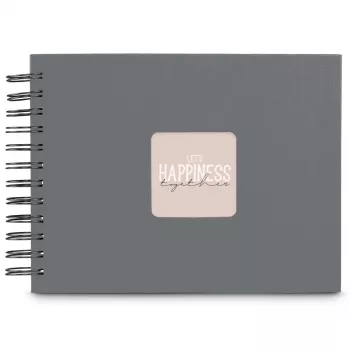 Álbum de fotos Hama 00009839 gris 50 hojas 10 x 15 encuadernación en espiral