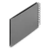 Hama 00009839 Fine Art álbum de fotos de espiral 24x17, 50 páginas negras, Stone Grey