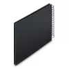 Hama 00009834 Fine Art álbum de fotos de espiral 28x24, 50 páginas negras, New Black