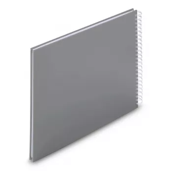 Álbum de fotos Hama Fine Art gris 300 hojas 10 x 15 cm encuadernación en espiral