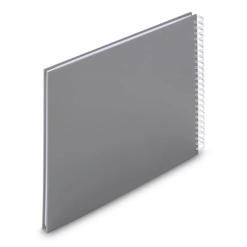 Hama Fine Art álbum de fotos de espiral, gris, 36 x 32 cm, 50 páginas blancas, 00009838