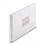 Álbum de fotos Hama Fine Art blanco 300 hojas 10 x 15 cm encuadernación en espiral