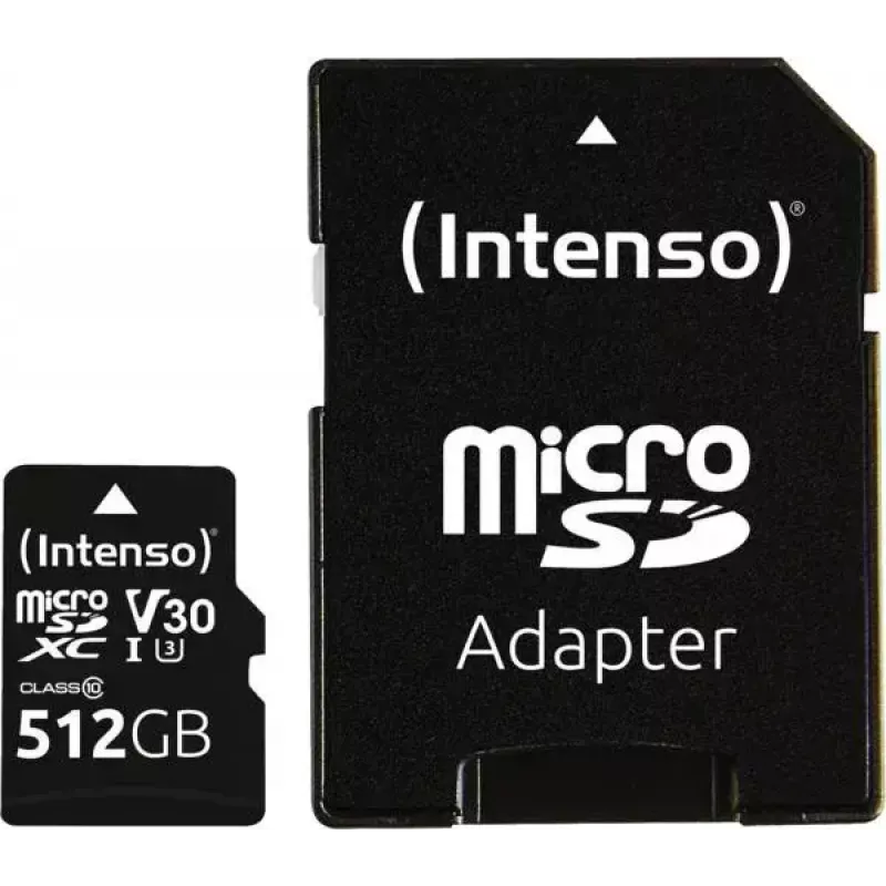 Tarjeta MicroSDXC Intenso 512 GB UHS-I Clase 10 3433493