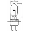 Lámpara halógena Osram 64260 30 W