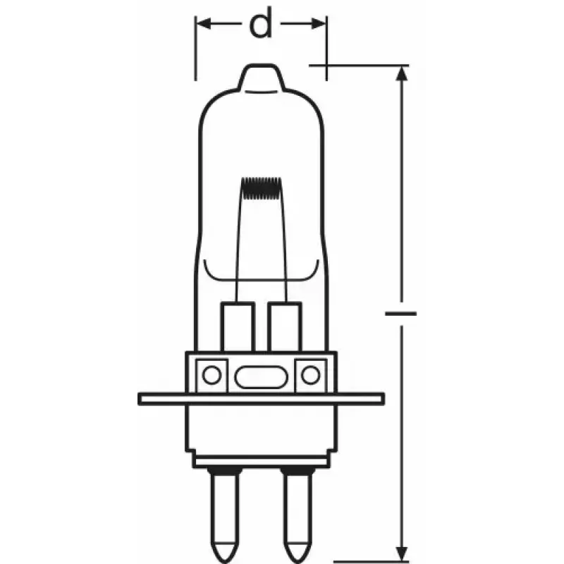 Lámpara halógena Osram 64260 30 W