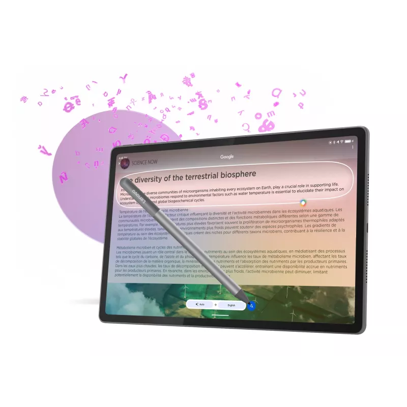 Lenovo Idea Tab Plus ZAG70201SE tableta, 12,1 pulgadas (30,7 cm) IPS, 8 GB RAM, 256 GB, Wi-Fi, Android 15, con lápiz, gris