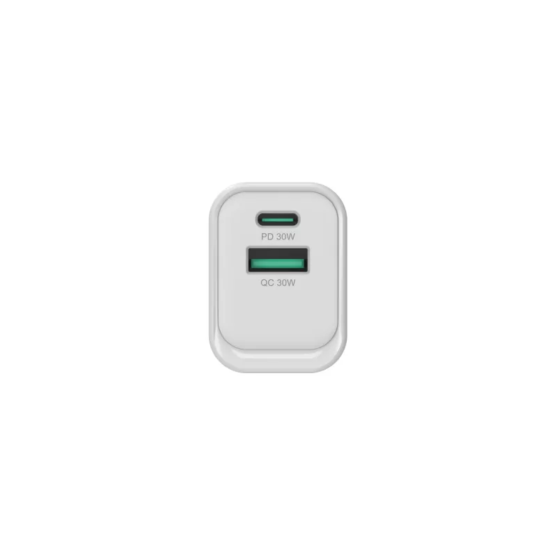 Cargador Conceptronic ALTHEA19W33 2 puertos 33W GaN USB PD, USB-C x 1, USB-A x 1, QC 3.0, PPS, PD 3.0